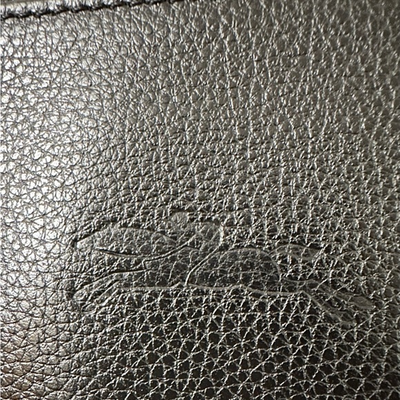 Authentic Longchamp small black leather body bag leather. - Picture 10 of 15